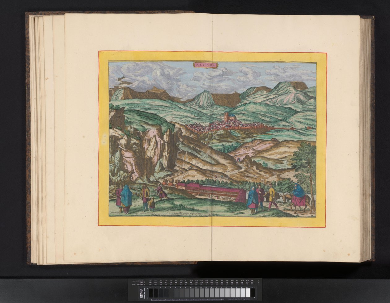 Gezicht op Archidona door Symon Novelanus (possibly)