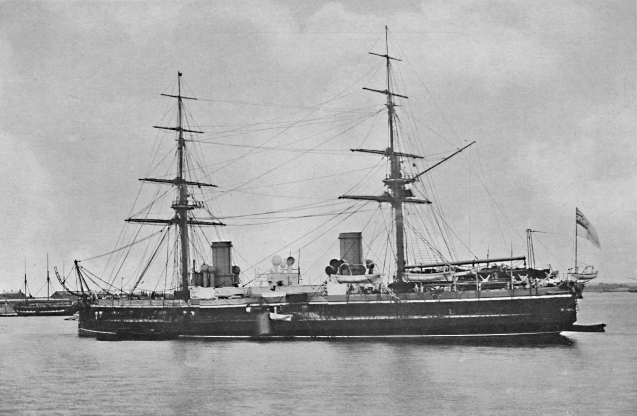 H.M.S. Inflexible in 1880 door Symonds and Co