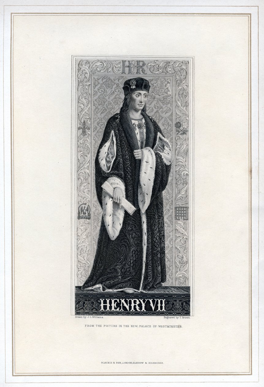 Hendrik VII van Engeland, 19e eeuw door T. Brown