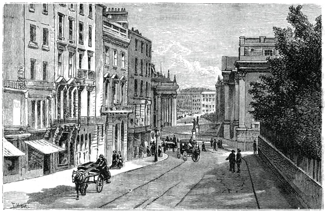 Grafton Street, Dublin, 1900 door T. Hart