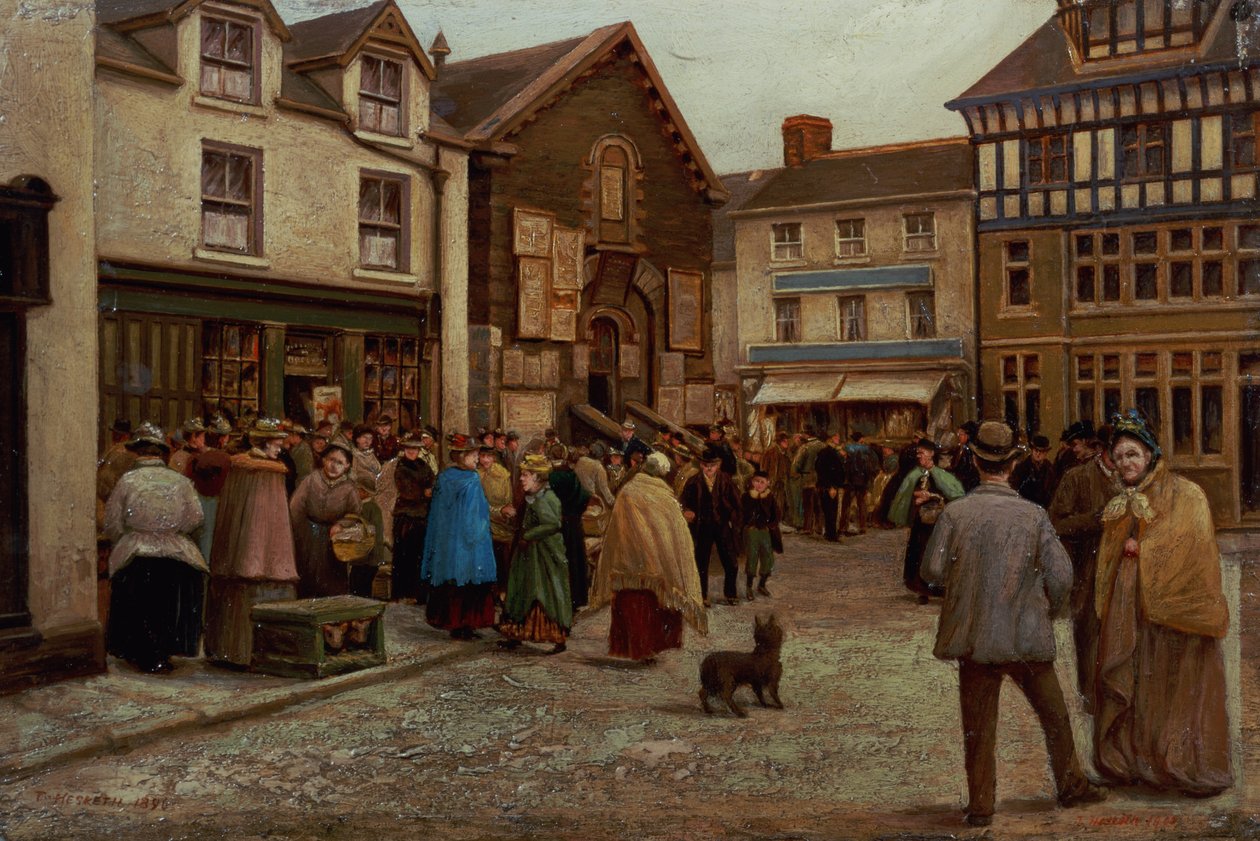 Warrington: Straatscène door T. Hesketh