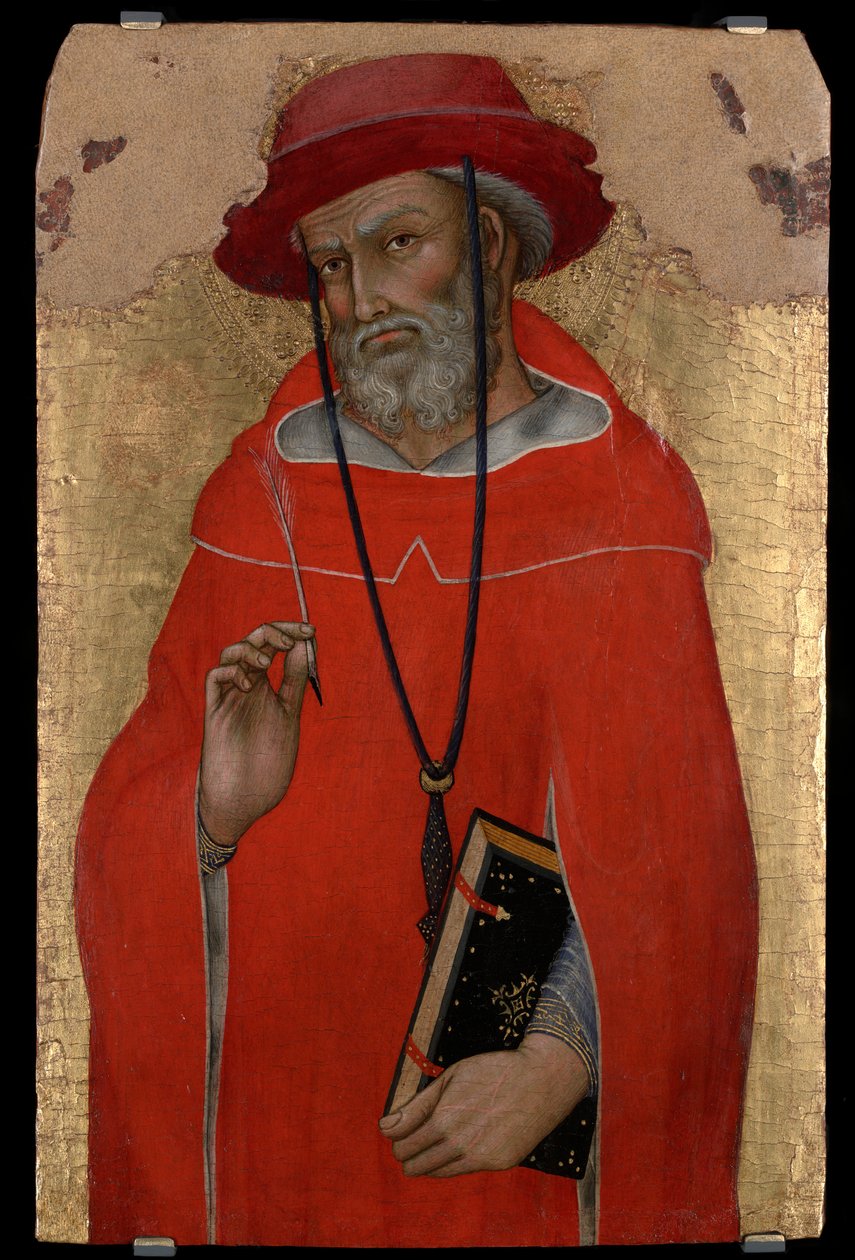 Sint Hiëronymus door Taddeo di Bartolo