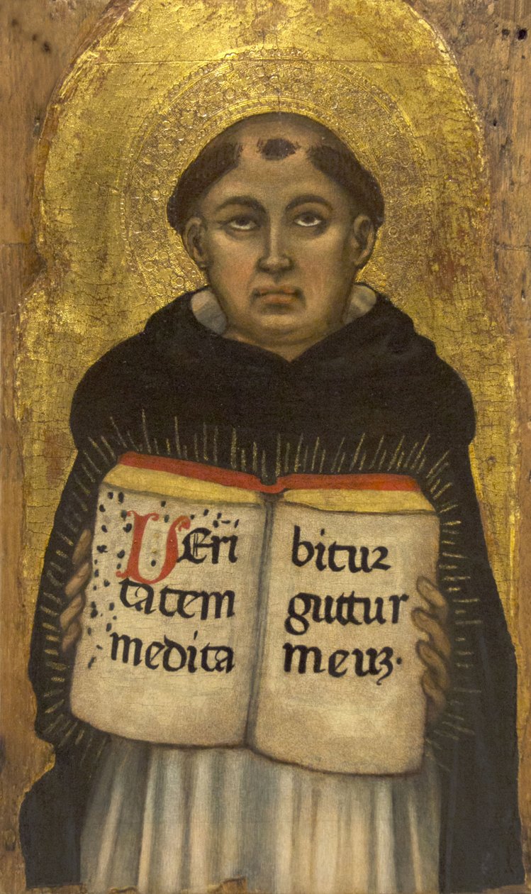 Sint Thomas van Aquino door Taddeo di Bartolo
