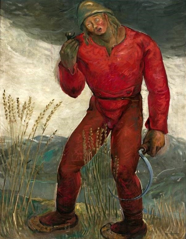 Gulliver en een reus door Tadeusz Pruszkowski