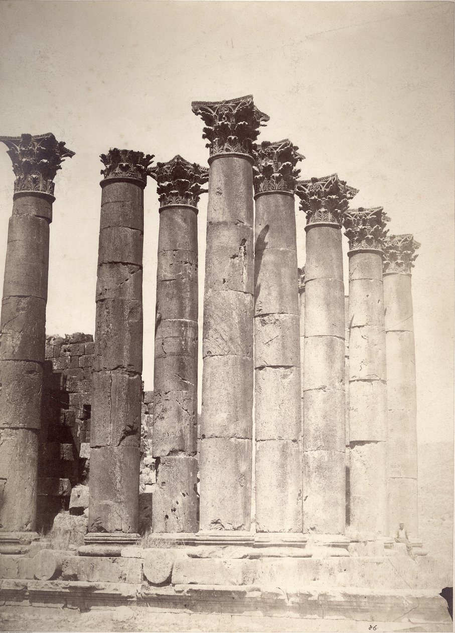 Tempel van de Zon, Jerash door Tancrede Dumas