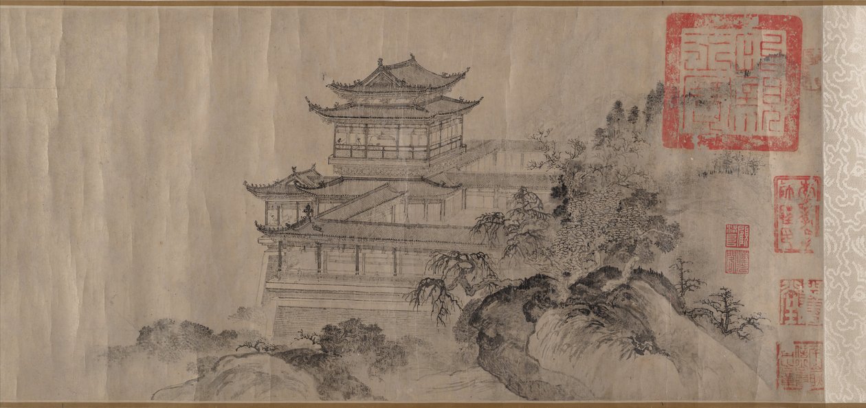 Het Paviljoen van Prins Teng door Tang Di