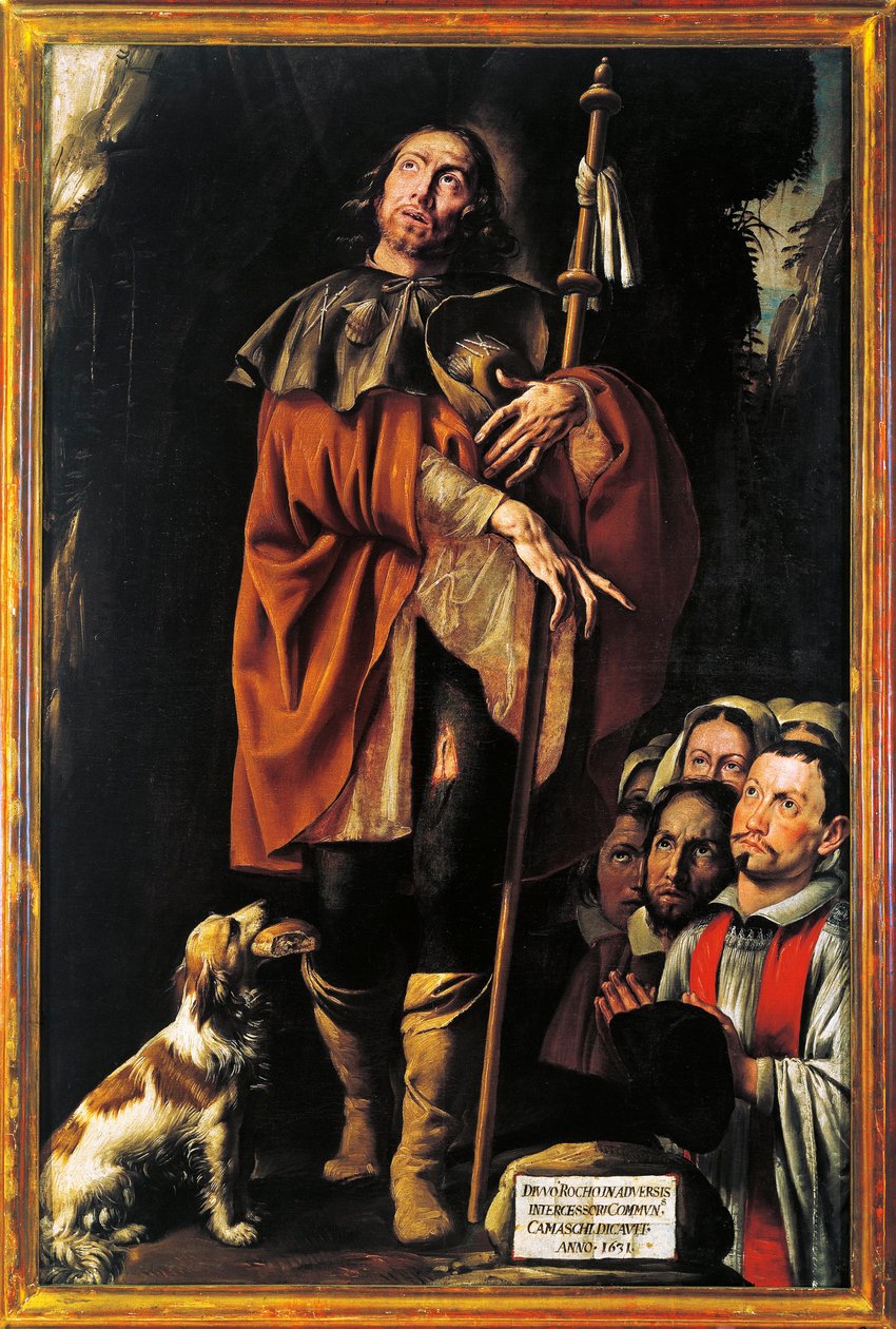 Schilderij van Sint Rochus door Tanzio da Varallo