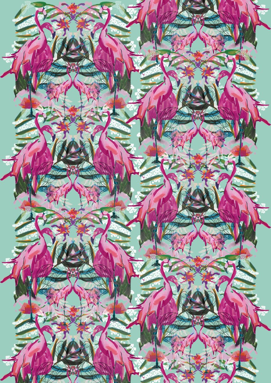 Flora Flamingo door Tara Whitehead