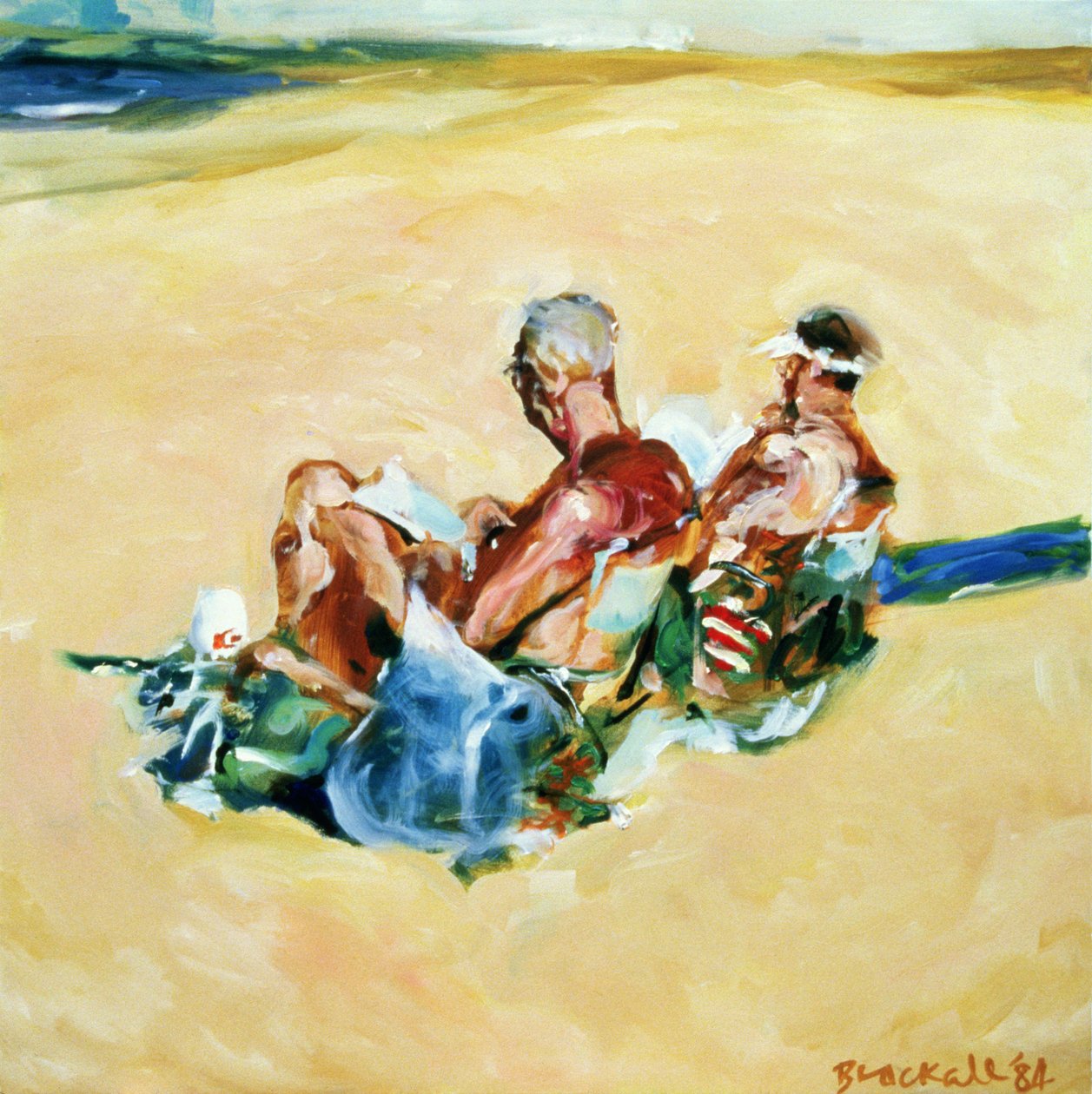 Sidney Beach Bums, 1984 door Ted Blackall