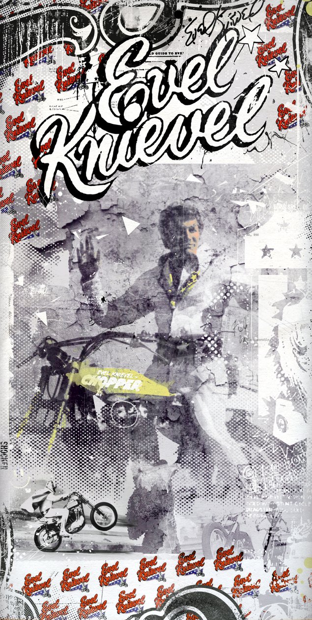 Evel Knievel door Teis Albers