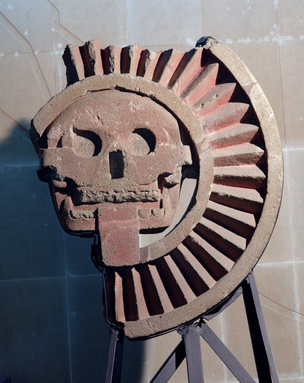 God van de dood, 200 AD door Teotihuacan