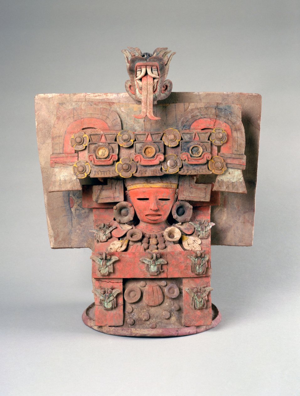 Wierookbrander (incensario) Deksel, Mexico door Teotihuacan
