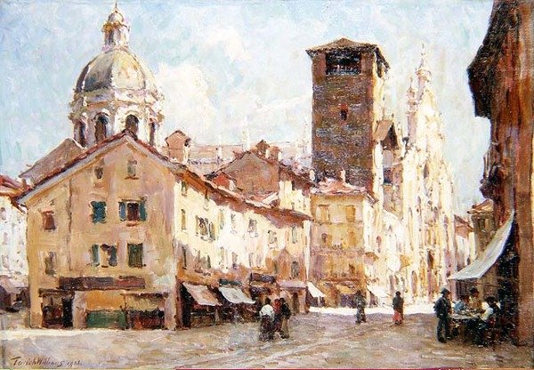 Kerk van Como, Italië door Terrick Williams