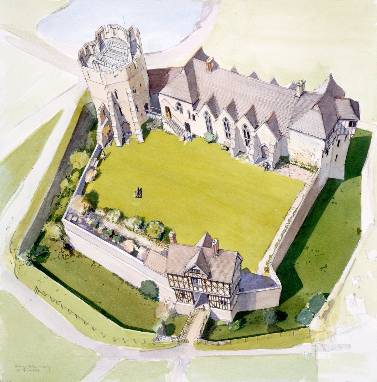 Stokesay Castle door Terry Ball