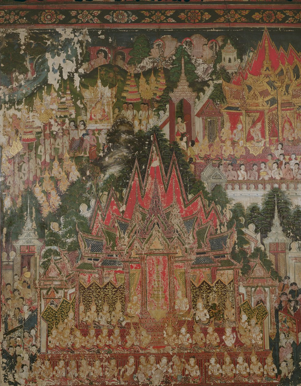 Jataka door Thai School