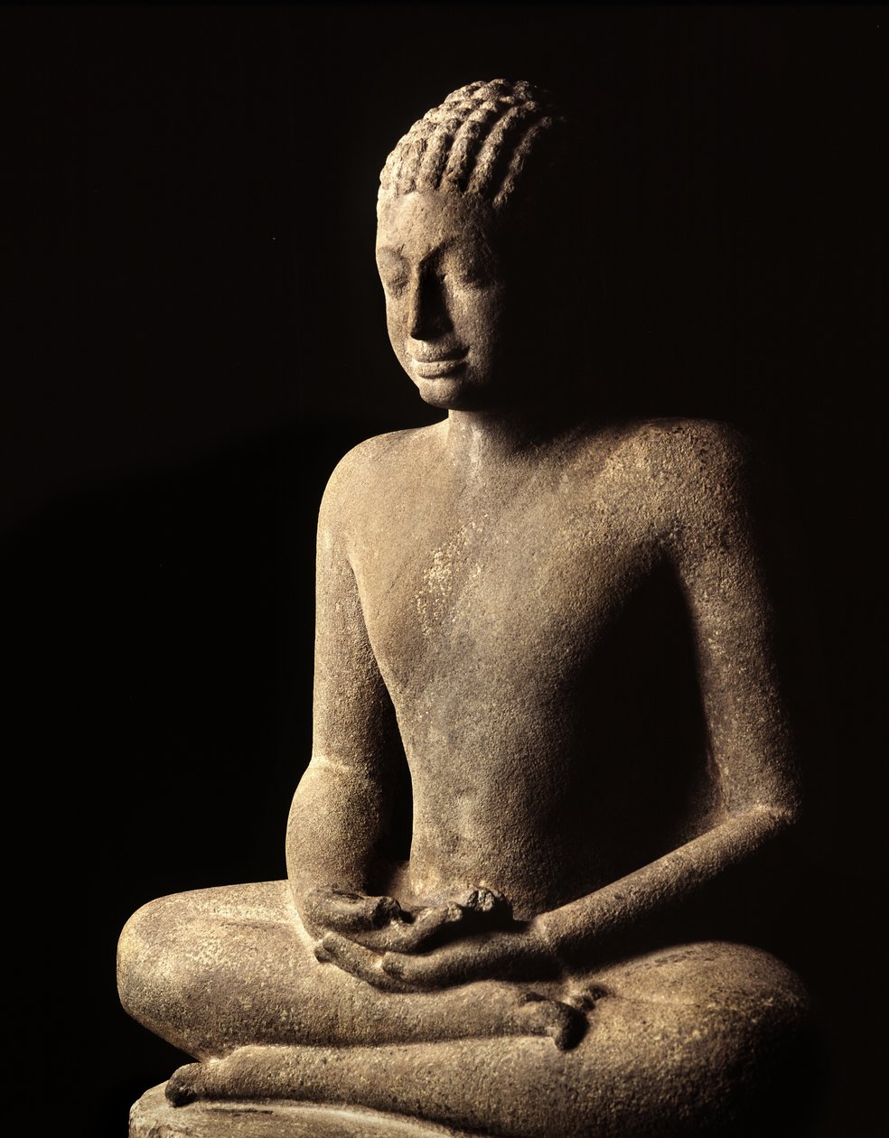 Mediterende Boeddha, Davaravati-periode door Thai School