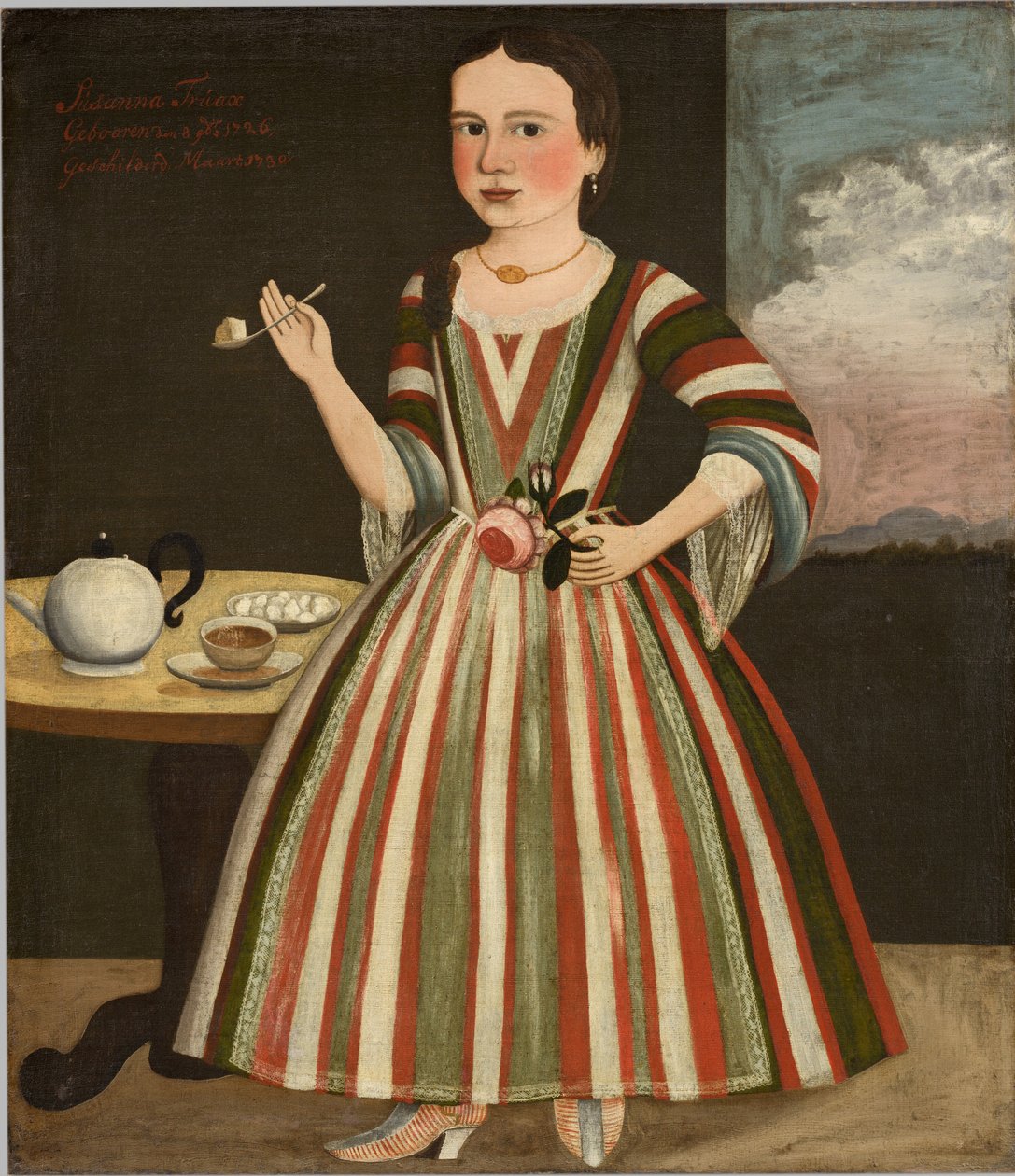 Susanna Truax door The Gansevoort Limner