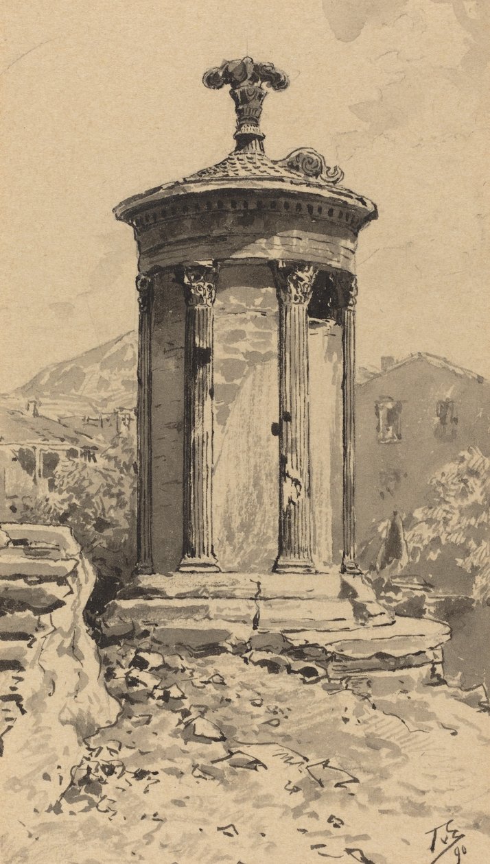 Monument van Lysicrates door Themistocles von Eckenbrecher