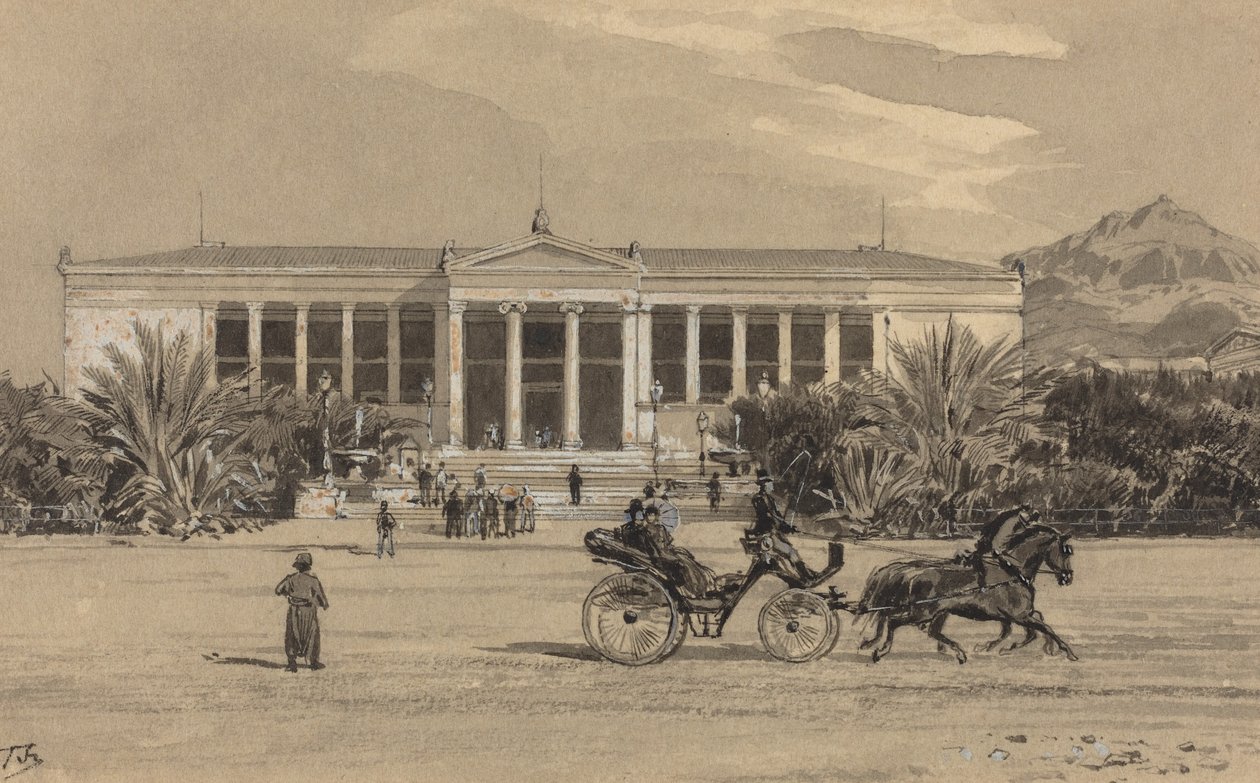 Universiteit, 1890 door Themistocles von Eckenbrecher