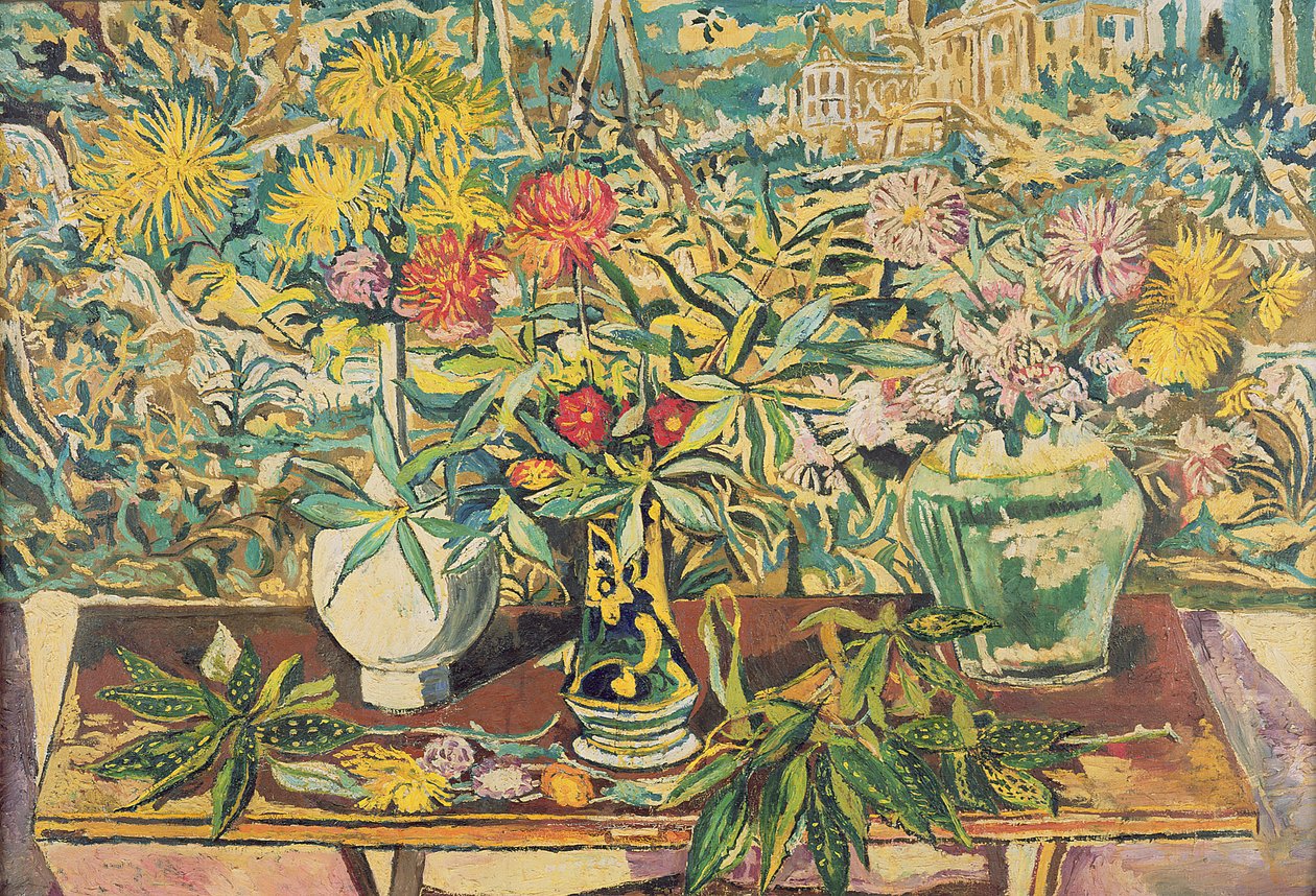 Herfstchrysanten door Theo Garman