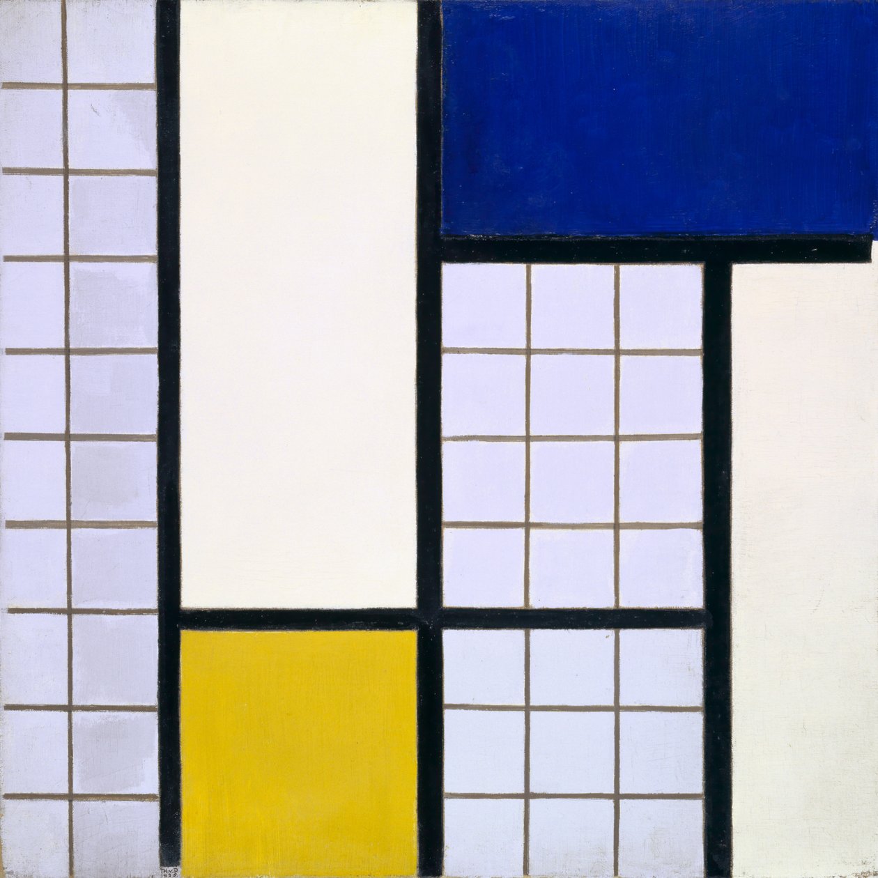 Compositie in Halftonen door Theo van Doesburg