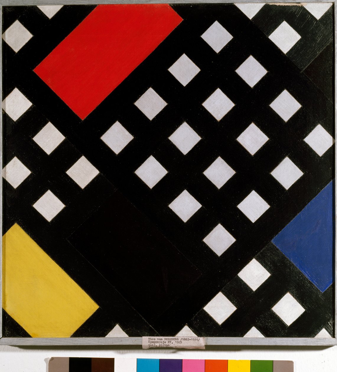 Compositie XV door Theo van Doesburg