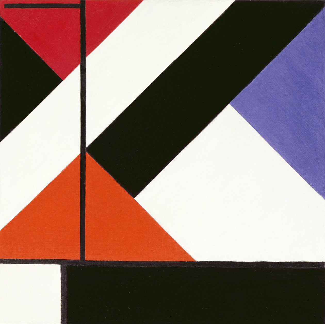 Simultane Tegen-Compositie door Theo van Doesburg