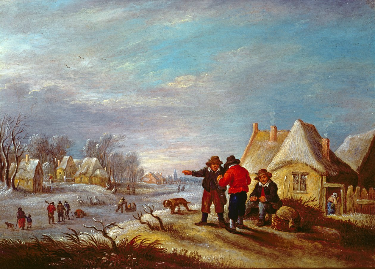 Laatste winter in Vlaanderen door Theobald Michau