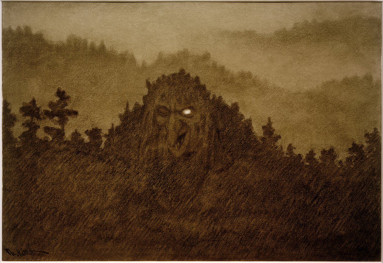 Bos Trol door Theodor Kittelsen