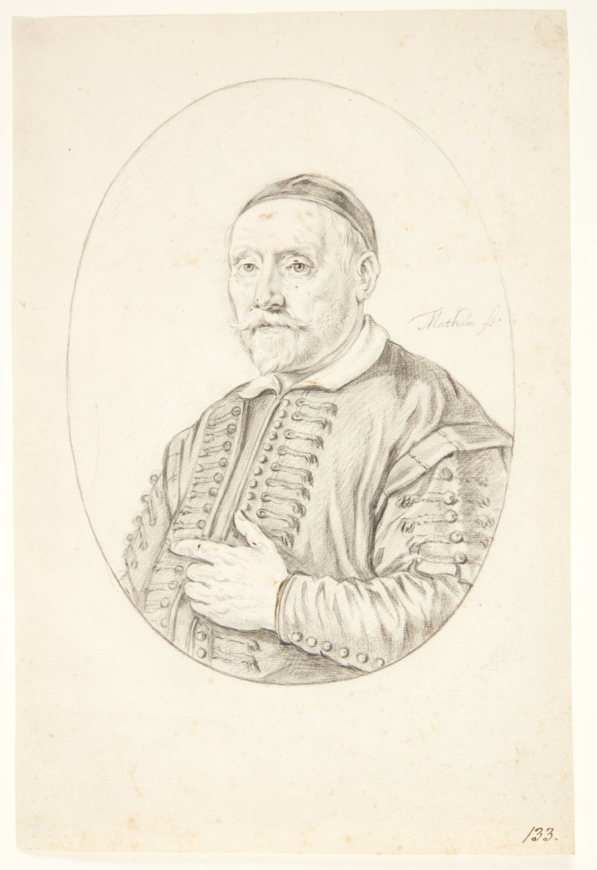 Jacob Oly (Oleaus) door Theodor Matham