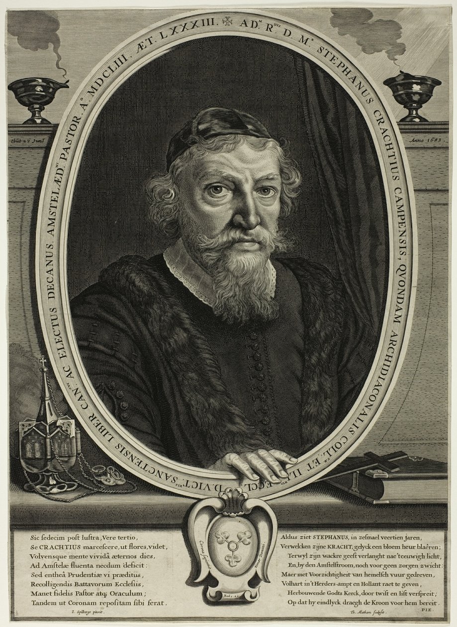 Stephanus Crachtius door Theodor Matham