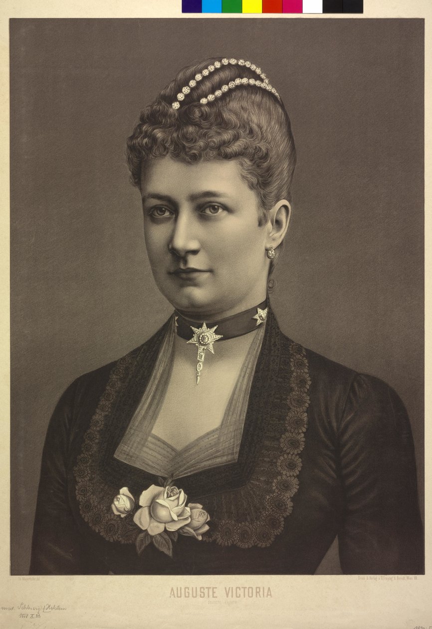 Auguste Victoria Duitse Keizerin door Theodor Mayerhofer