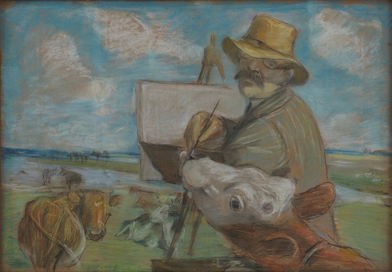 Zelfportret door Theodor Philipsen