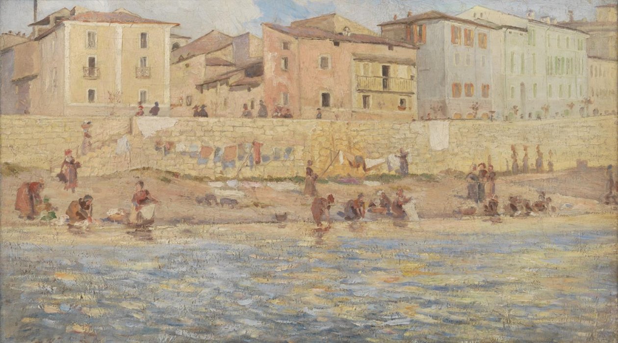 De rivier Liri. Italië door Theodor Philipsen