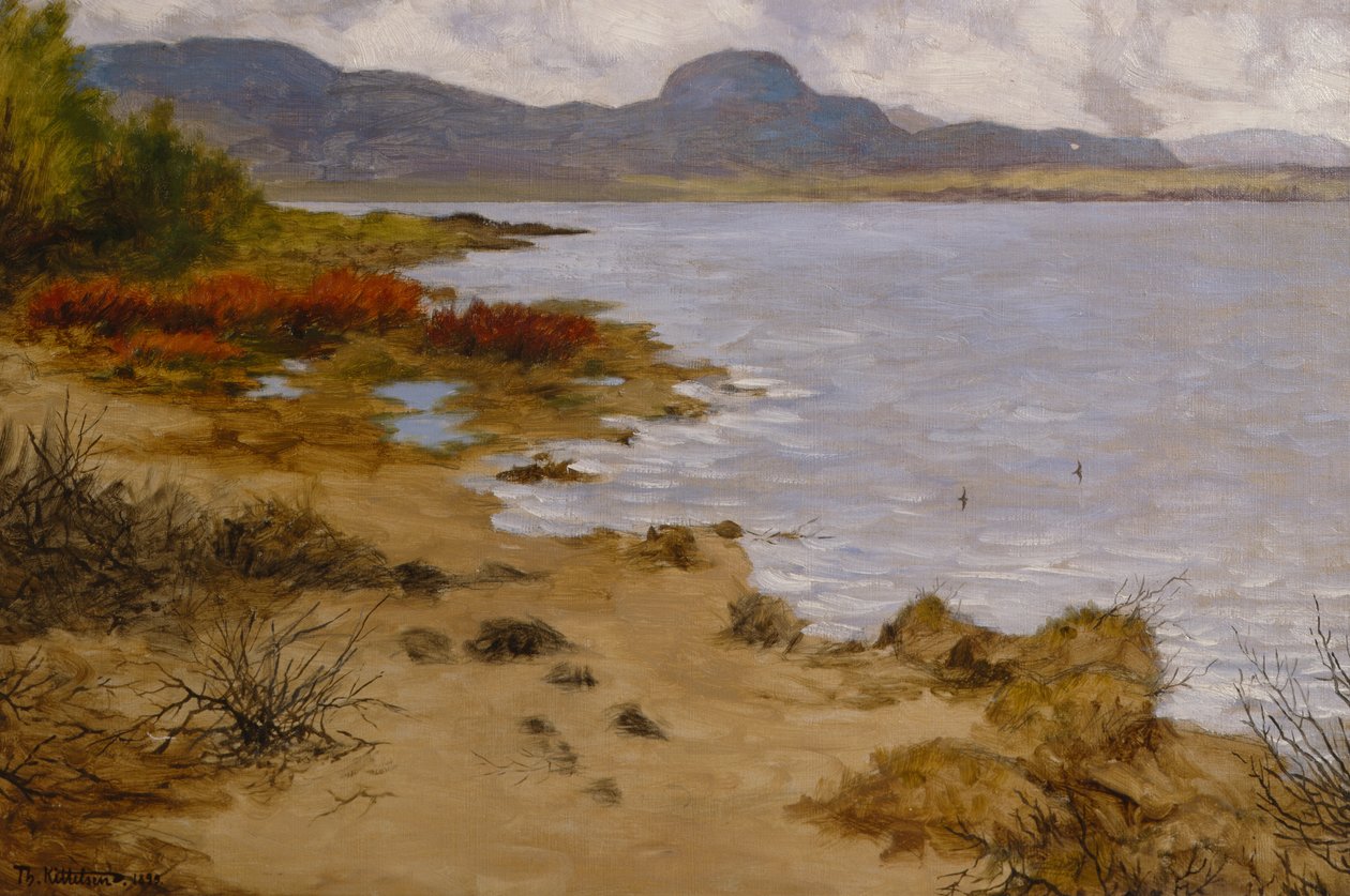 Strandsectie bij Soneren (Andersnatten) door Theodor Kittelsen