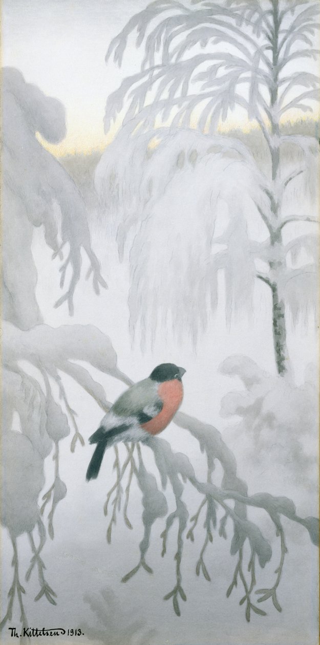 Goudvink door Theodor Kittelsen
