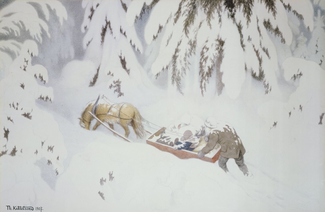 Kersttrol door Theodor Kittelsen