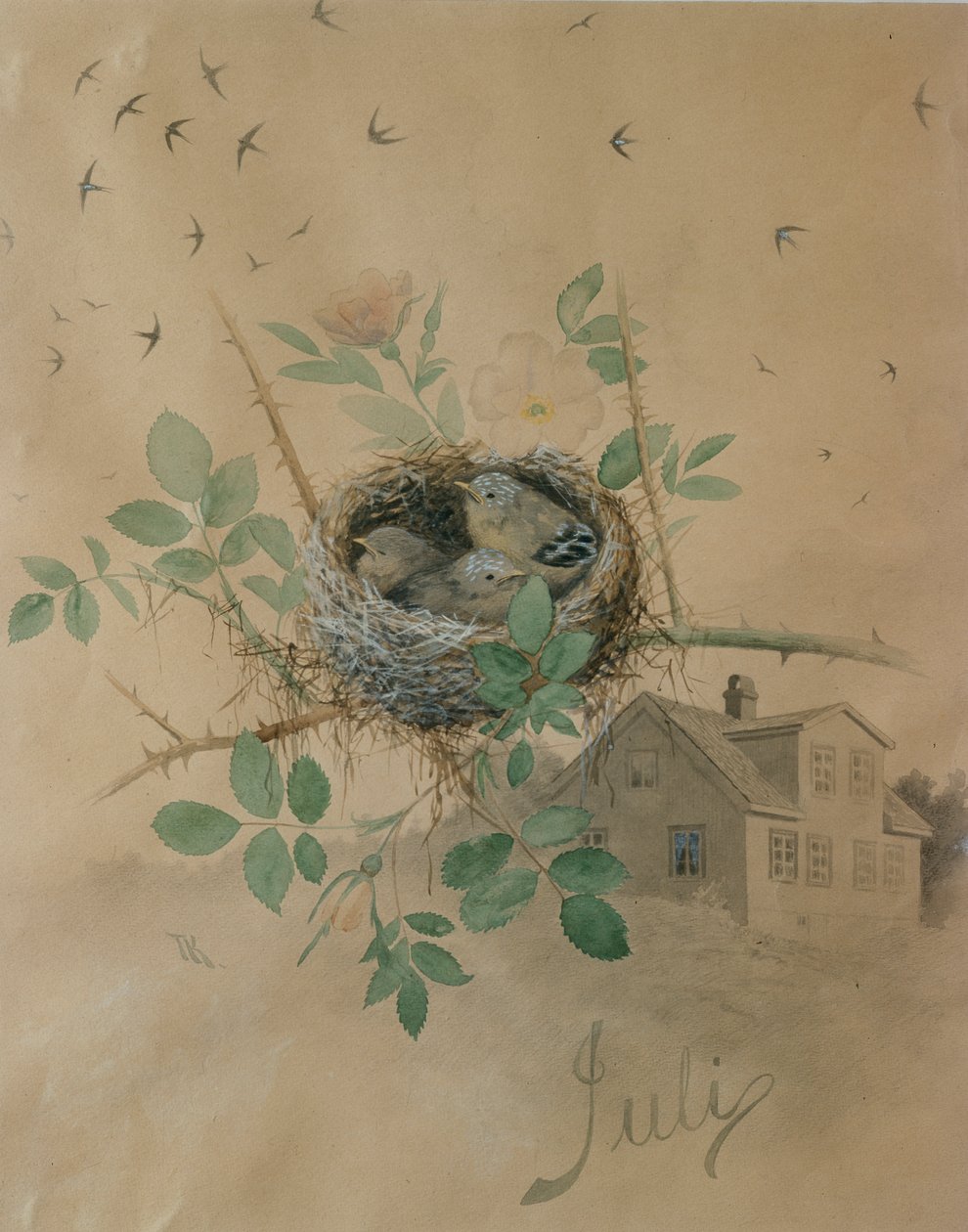 Juli door Theodor Kittelsen