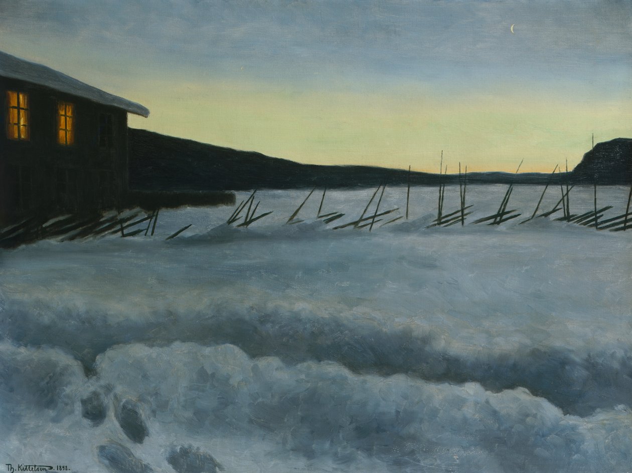 Mijn huis door Theodor Kittelsen