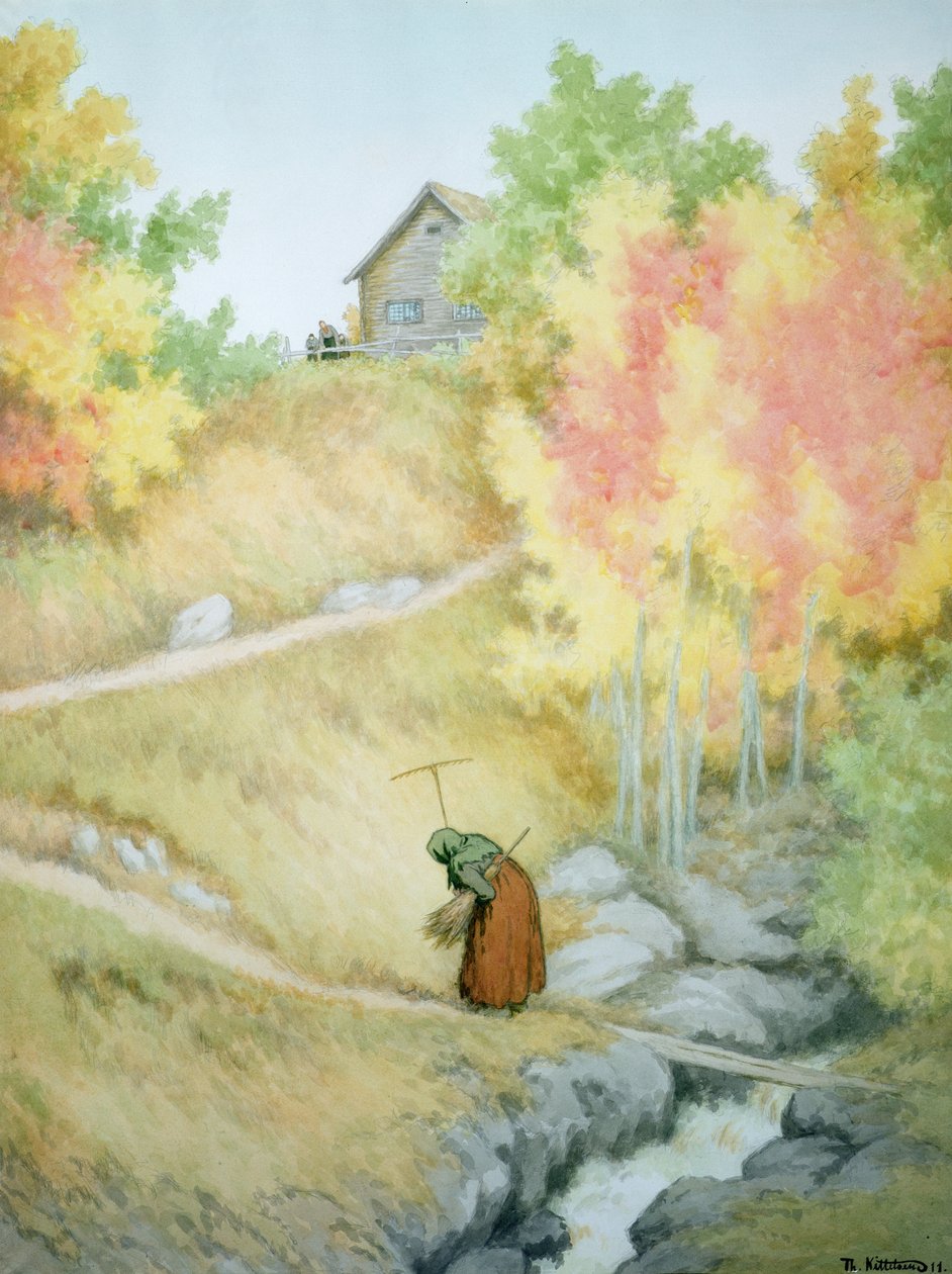 Pest door Theodor Kittelsen