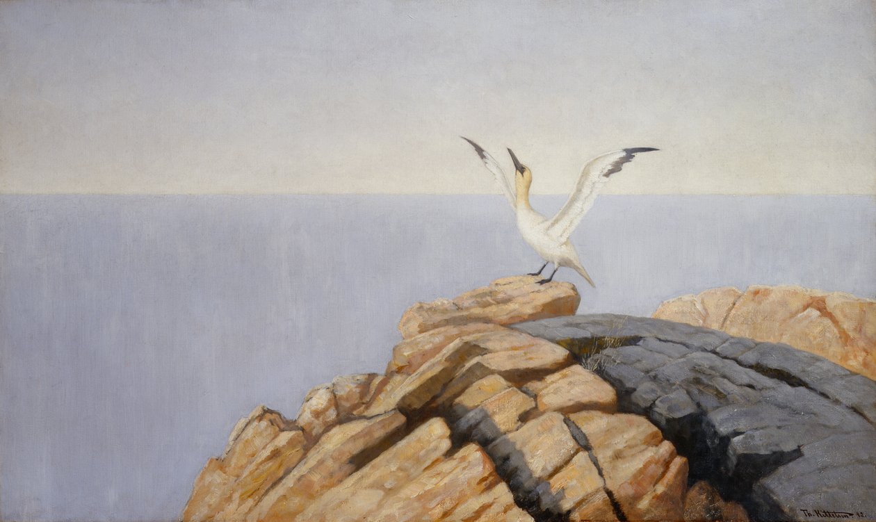 Zeezool door Theodor Kittelsen