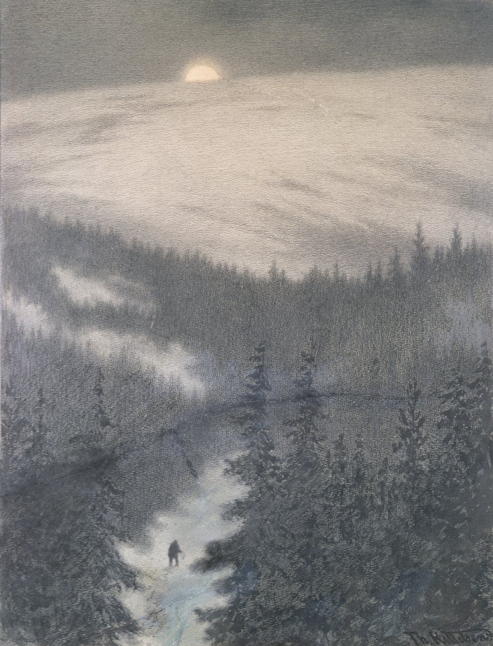 Kleine boer door Theodor Kittelsen