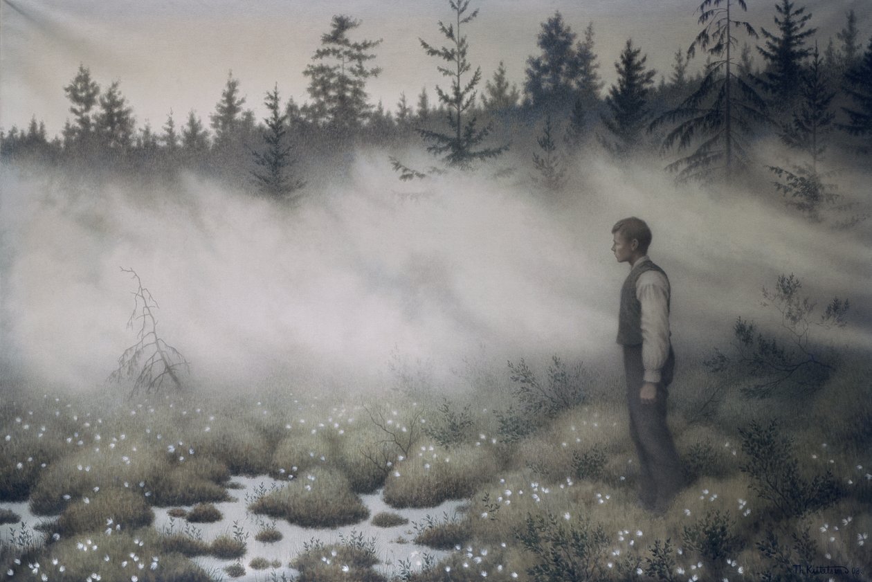De nimf die verdween door Theodor Kittelsen