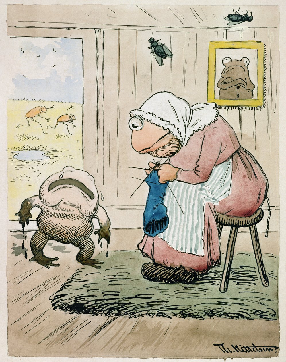 Zonder titel door Theodor Kittelsen