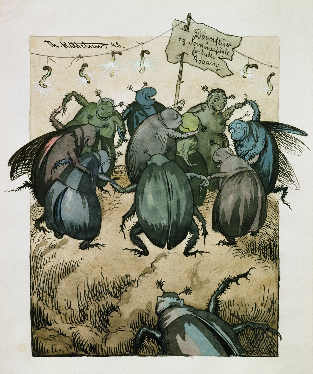 Zonder titel door Theodor Kittelsen