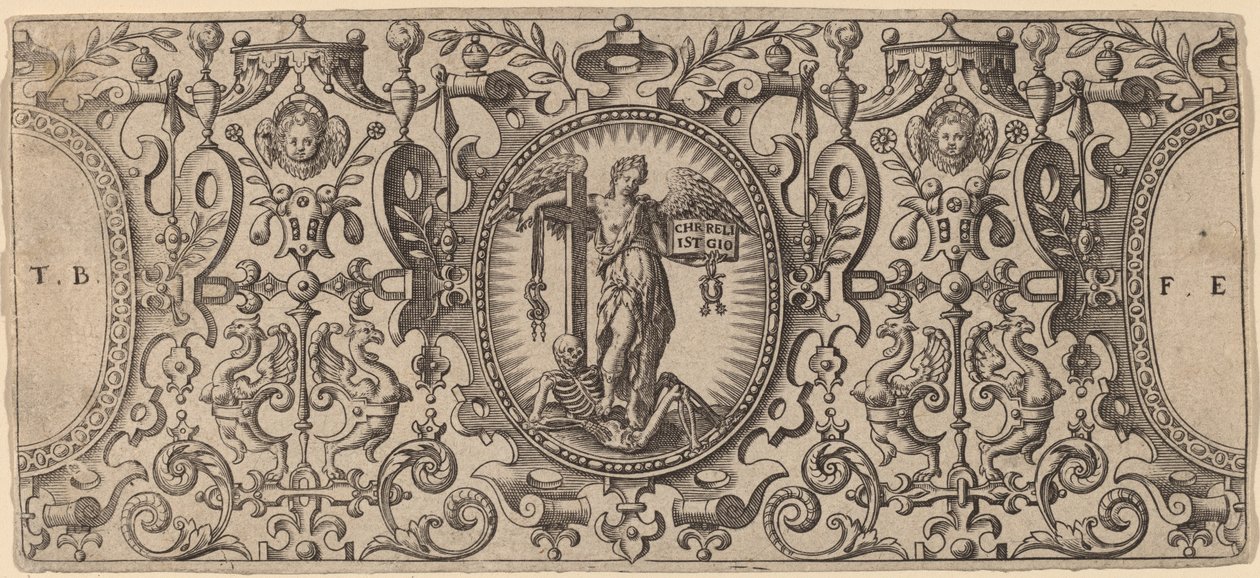 Ornament door Theodor de Bry
