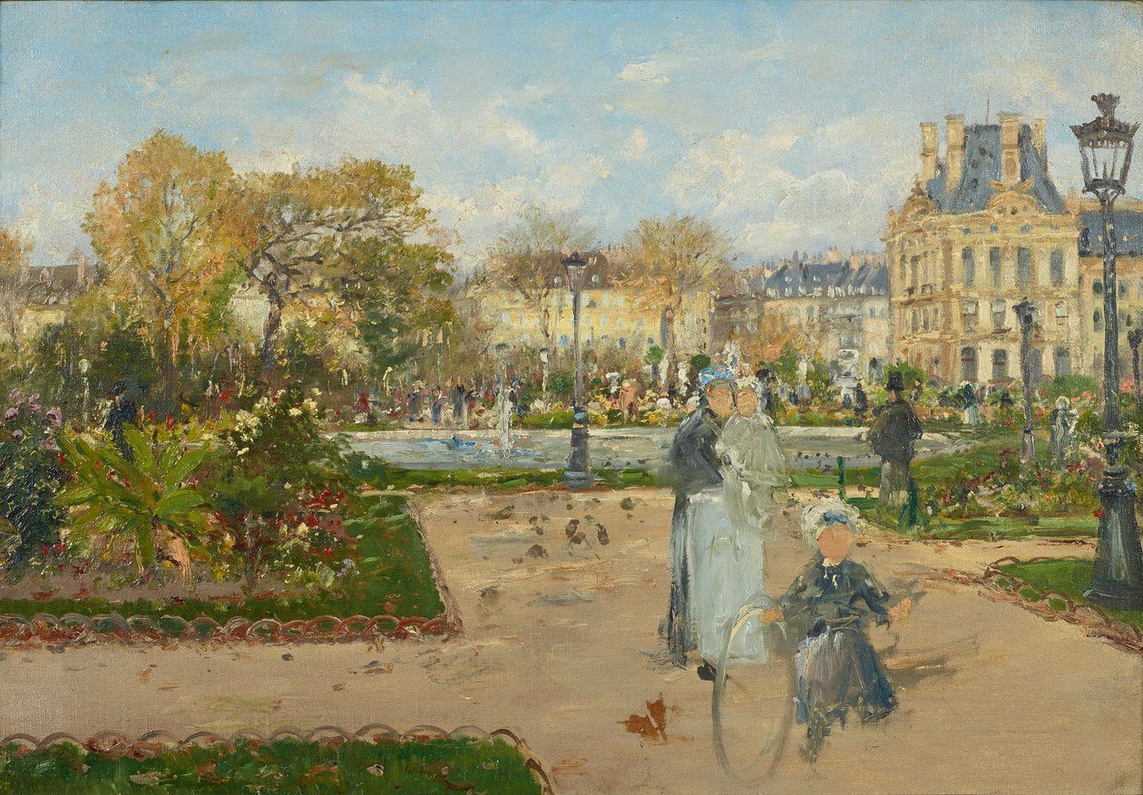 In de Tuilerieën door Theodor von Hormann