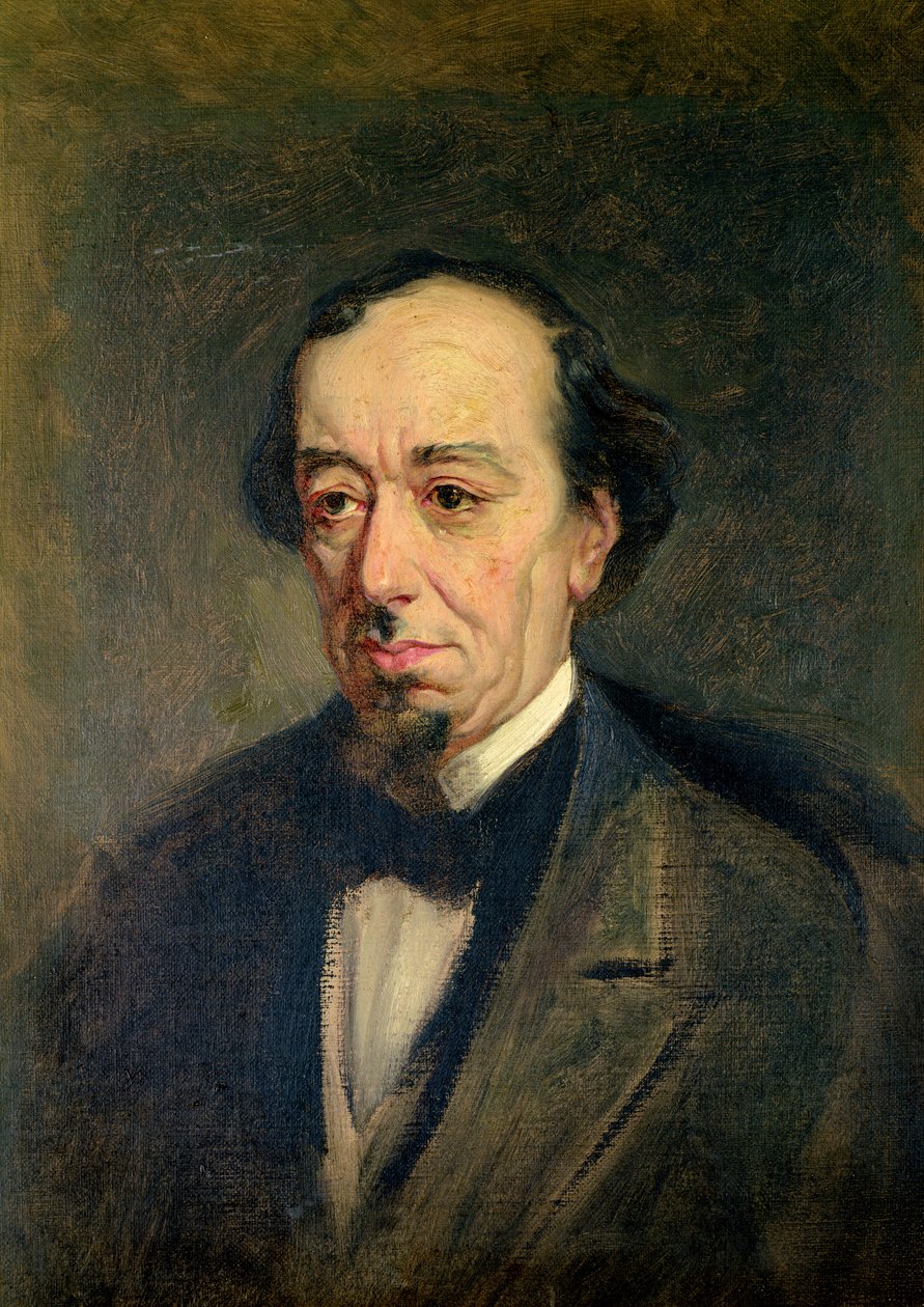 Benjamin Disraeli, Graaf van Beaconsfield, 1877 door Theodore Blake Wirgman