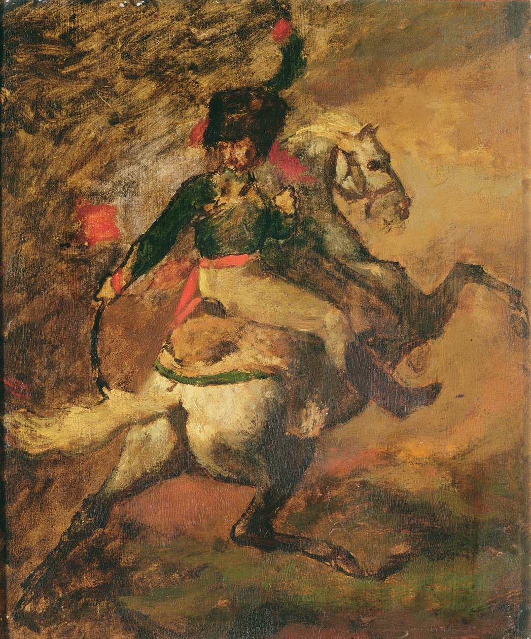 De Aanvallende Jager door Theodore Gericault