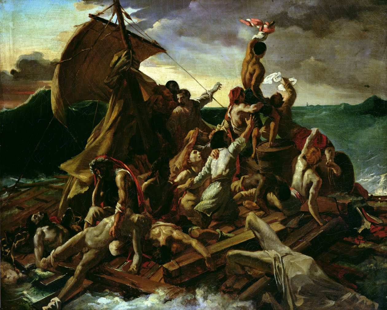 Het vlot van de Medusa door Theodore Gericault